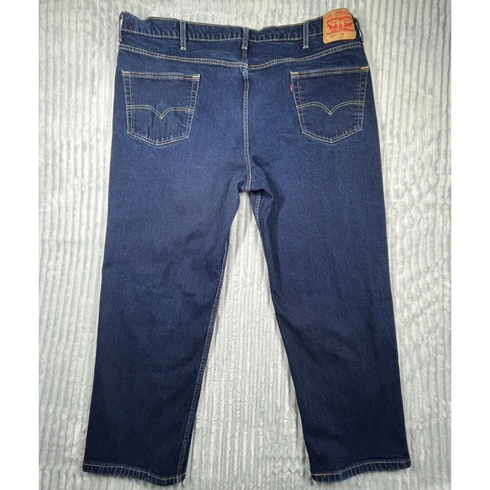 Levi's Jeans Men's 48W(Fits 46x29) 550 Relaxed Fit Medium Wash Denim Comfortable